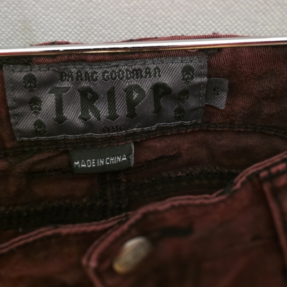 Tripp NYC Red and Black Women Jeans - Picture 2 of 3